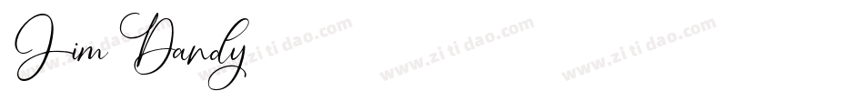 Jim Dandy字体转换